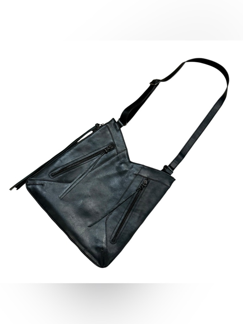 Joe’s Jeans Black Leather Shoulder Bag